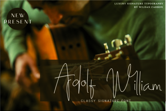 Adolf William Font for Handmade Brands