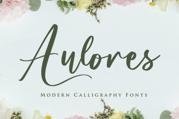 Aulores: Elevate Your Brand with Elegant Script Fonts