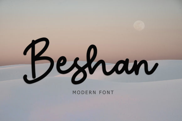 Beshan: A Modern Handwritten Typeface for Branding