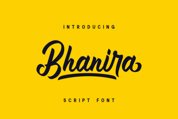 Bhanira Font Review: A Retro Script for Branding