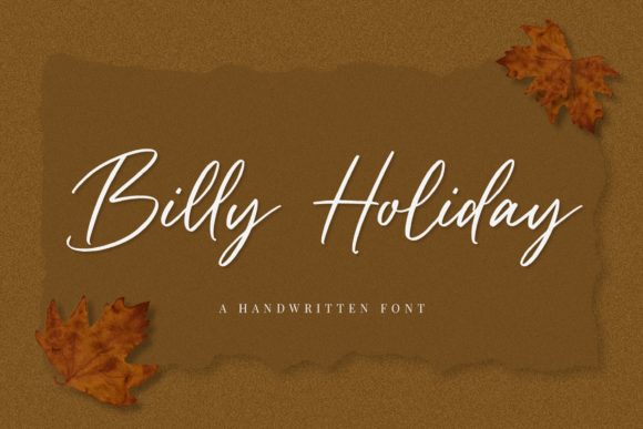 Billy Holiday Font for Elegant Campaign Design