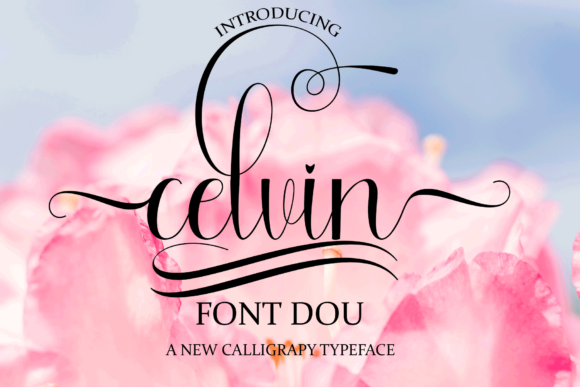 Celvin Font: Elegant Script for Makers