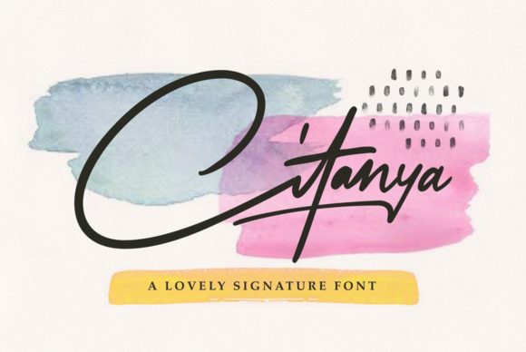 Citanya: The Script Handwritten Font for Modern Brands