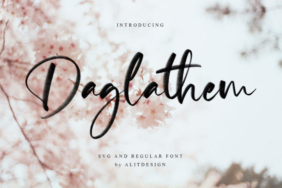Daglathem: The Brushed Script Font for Clear Campaigns