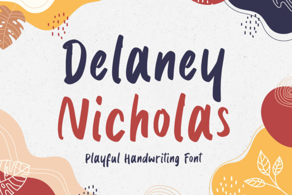Delaney Nicholas Font for Editorial Design