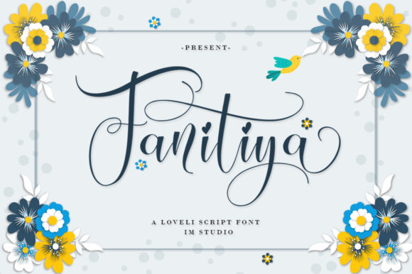 Fanitiya Font: Elegant Script for Digital Branding