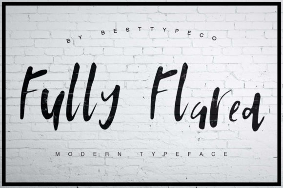 Fully Flared: A Unique Handwritten Font for Editorial Design