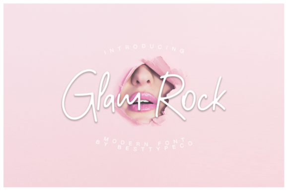 Glam Rock: A Flowing Script Handwritten Font for Editors