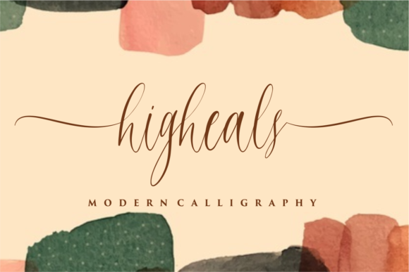 Higheals: The Elegant Script Font for Crafters
