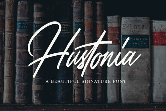 Hustonia: A Flowing Script Handwritten Font for Editorial Design