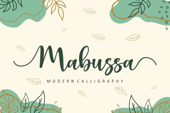 Mabussa: A Dreamy Script Font for Editorial Design