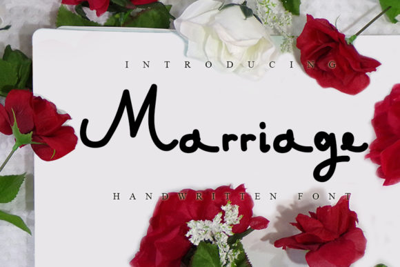 Marriage Font: Elevate Your Brand with Handwritten Style