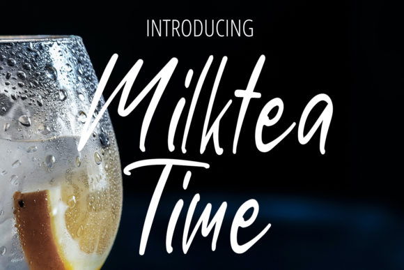 Milktea Time Font: A Fresh Script for Designers