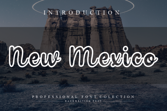 New Mexico Handwritten Font for Crafters