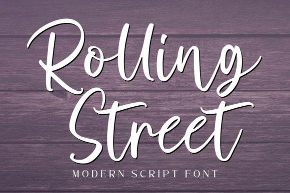 Rolling Street: A Natural Handwritten Font for Branding