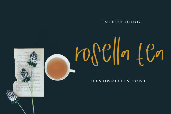 Rosella Tea Font for Digital Branding