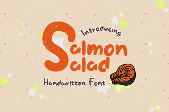 Salmon Salad: A Handwritten Font for Bold Brands