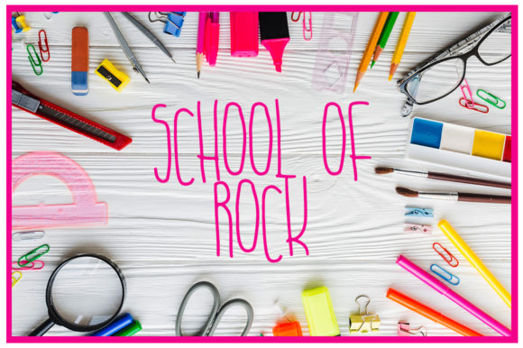 School of Rock: A Friendly Handwritten Typeface