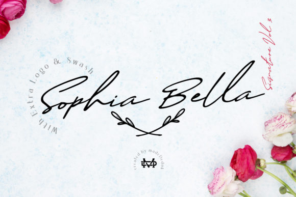 Sophia Bella Font for Elegant Handmade Designs