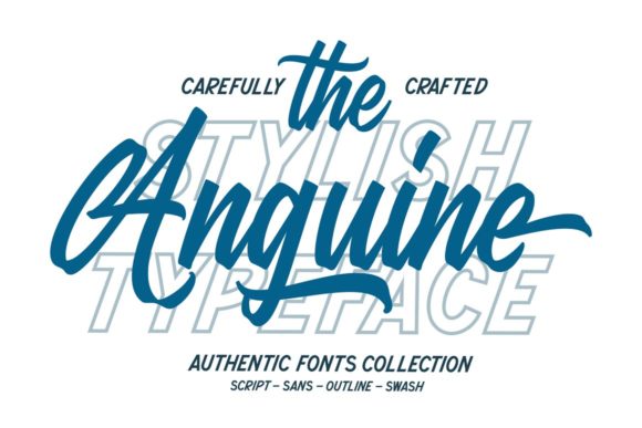 The Anguine Typeface for Modern Branding