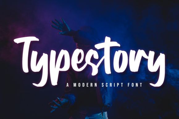 Typestory: A Bold Handwritten Font for Editorial Impact