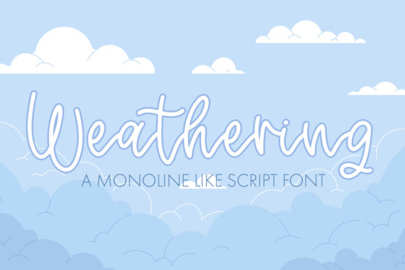 Weathering Font: A Friendly Script for Web Design