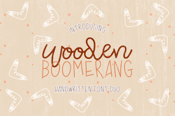 Wooden Boomerang: The Handwritten Font for Marketers