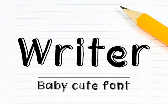 Writer: A Tall Handwritten Font for Crafters